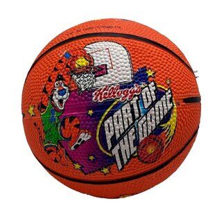 VTG 1990's Kellogg’s Promo Ball Part Of The Game Toy Basketball Tony The Tiger
